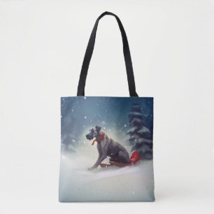 Great Dane Weihnachtsschnee Winter