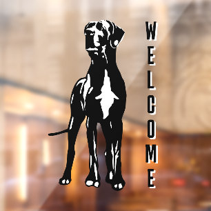 Great Dane Welcome Sticker / Cloning