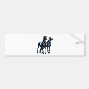 Great Danes Watercolor Autoaufkleber