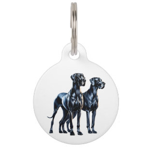 Great Danes Watercolor Haustiermarke
