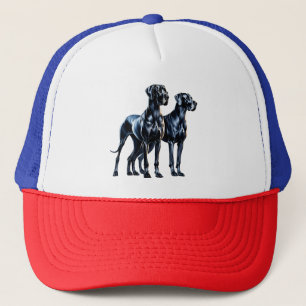 Great Danes Watercolor Truckerkappe