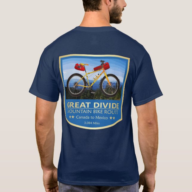 Great Divide Mountain Bike Rte (bike2) T-Shirt (Rückseite)