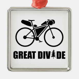Great Dividing Bikepacking Route Ornament Aus Metall