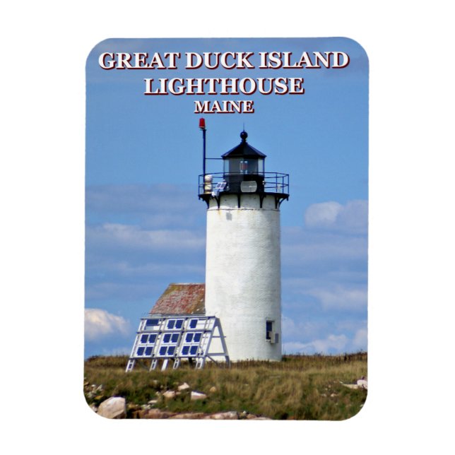 Great Duck Island Lighthouse, Maine Magnet (Vertikal)
