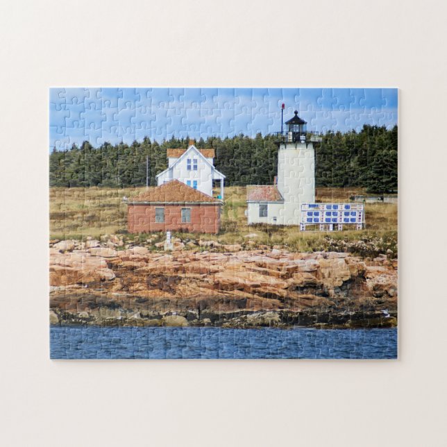 Great Duck Island Lighthouse, Maine Puzzle (Horizontal)