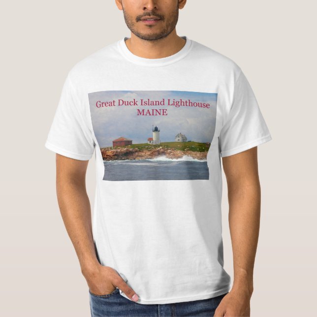 Great Duck Island Lighthouse, Maine T - Shirt (Vorderseite)