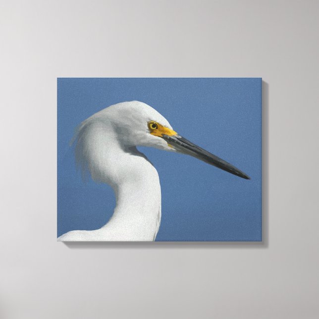Great Egret Canvas Print Leinwanddruck (Vorderseite)