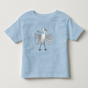 Great egret Cartoon Kleinkind T-shirt