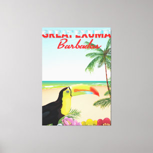 Great Euxma Barbados Reiseplakat Leinwanddruck