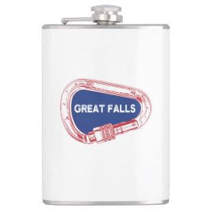 Great Falls Climbing Carabiner Flachmann