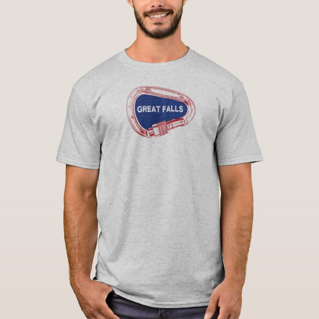 Great Falls Climbing Carabiner T-Shirt (Vorderseite)