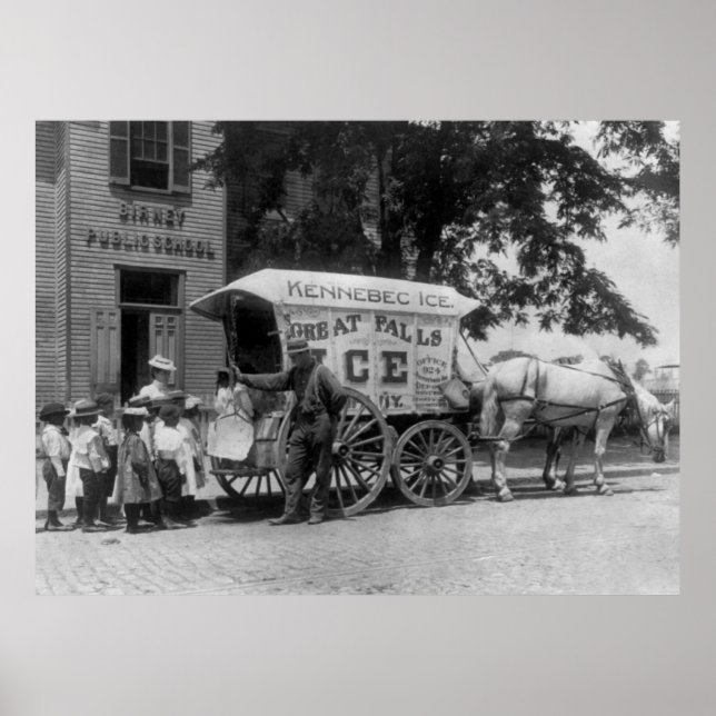 Great Falls Ice Company, 1890er Poster (Vorne)