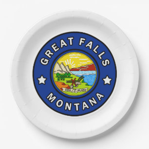 Great Falls Montana Pappteller