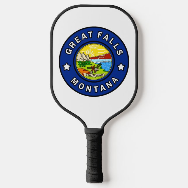 Great Falls Montana Pickleball Schläger (Vorderseite)