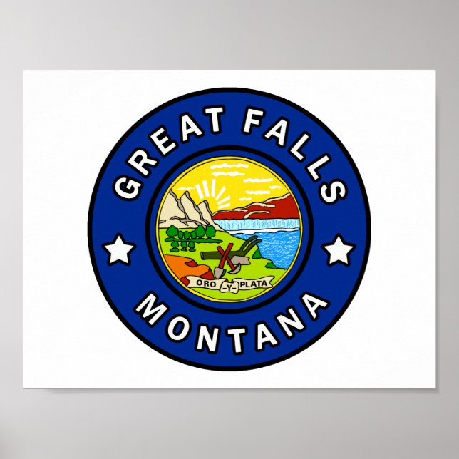 Great Falls Montana Poster (Vorne)
