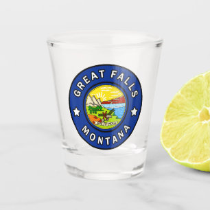 Great Falls Montana Schnapsglas