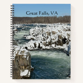 Great Falls VA Journal-Notebook Notizbuch