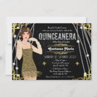 Great Gatsby Flapper Girl Quinceanera