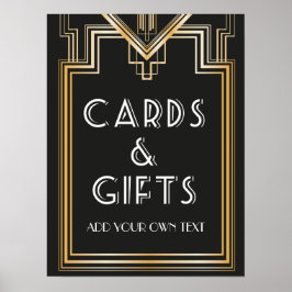 Great Gatsby Inspiriert Karten und Geschenke Unter Poster