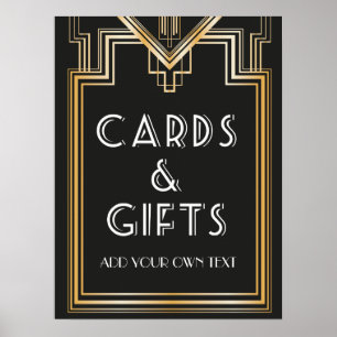 Great Gatsby inspirierte Karten und Geschenke Besc Poster
