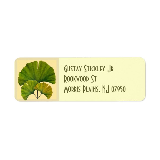 Great Ginkgo Art for Your Arts & Crafts Bungalow (Vorne)