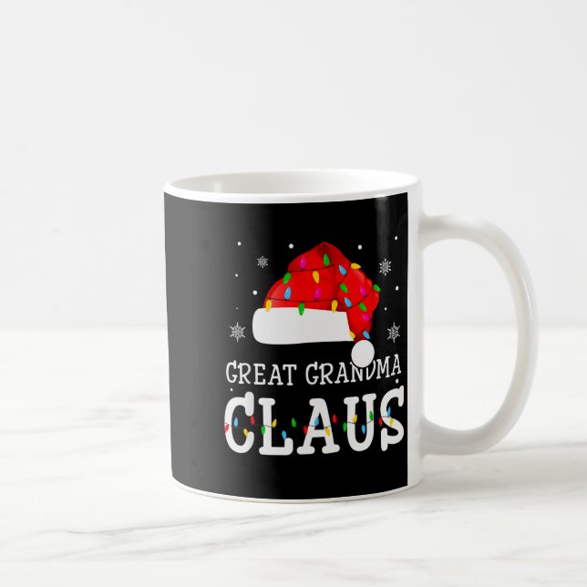 Great Grandma Claus Cool Holiday Matching Pajamas  Kaffeetasse (Rechts)