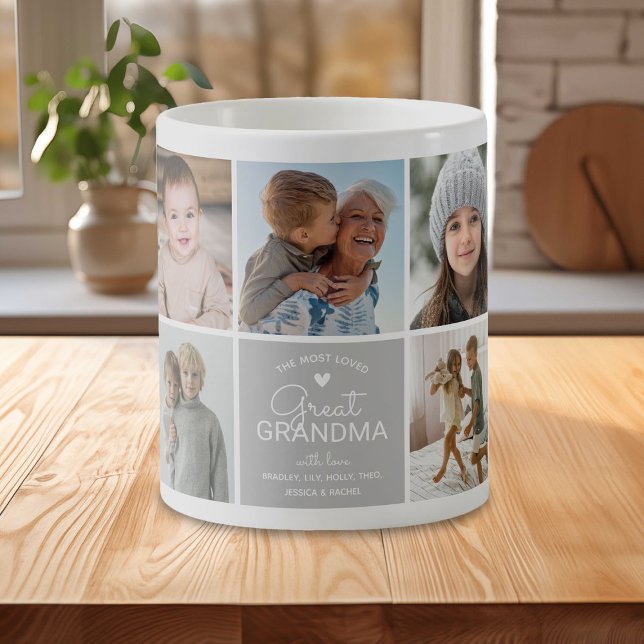GREAT GRANDMA "die beliebteste Foto Collage" Kaffeetasse (Von Creator hochgeladen)