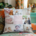 GREAT GRANDMA "die beliebteste Foto Collage Throw Kissen<br><div class="desc">Modernes,  modernes Foto-Collage Kissen für Großes Oma. Erstellen Sie Ihre eigene Geschenkidee mit einer 8 (8) Foto Collage,  bestehend aus einer quadratischen Bildlayoutvorlage,  dem Text "die beliebteste Urgroßmutter" und Namen/s. Alle Texte und Farben können nach Ihrem persönlichen Geschmack geändert werden,  indem Sie die weitere Option anpassen.</div>