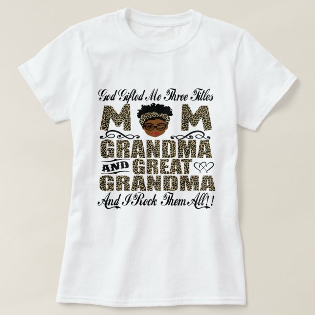 Great Grandma Shirt (Design vorne)