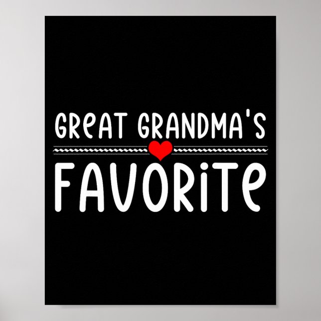 Great Grandmas Favorite  Poster (Vorne)