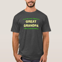 GREAT GRANDPA Anpassbarer T - Shirt