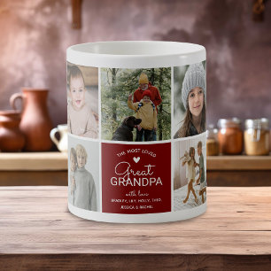 GREAT GRANDPA "die beliebteste" Foto Collage Kaffeetasse