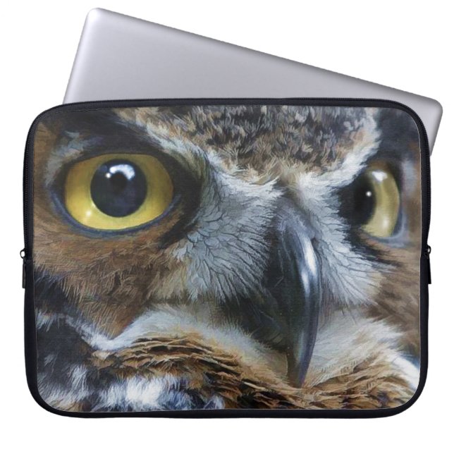 Great Gray Owl Eyes Wildlife Sleeve (Vorderseite)