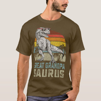 Great Großpasaurus T Re Dinosaur Grandpa Saurus F T-Shirt