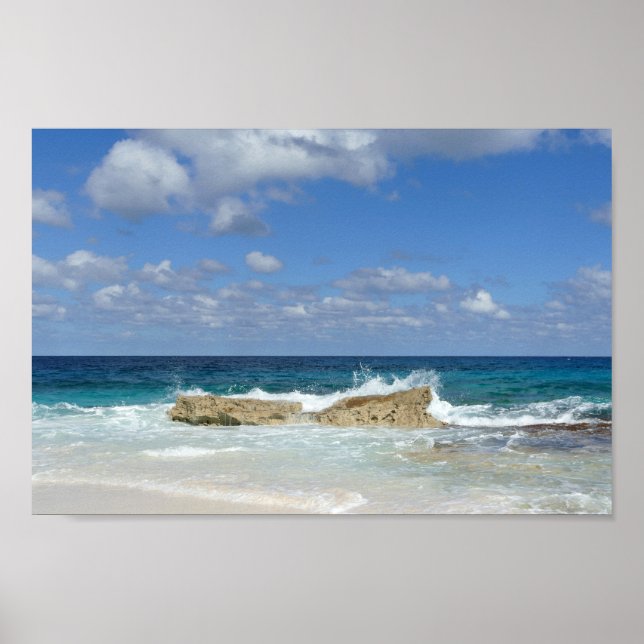 Great Guana Cay Beach, Bahamas Poster (Vorne)