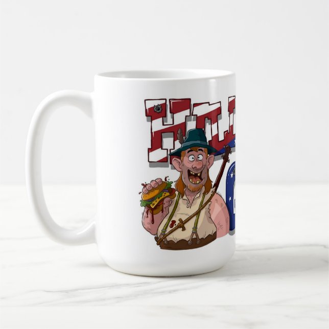 Great HillBilly Grill Coffee Tasse! Kaffeetasse (Links)