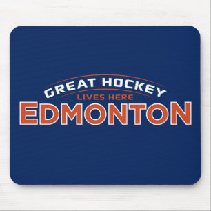 Great Hockey Edmonton Blue Mouse Pad Mousepad