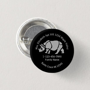 Great Indian Rhino Lost Family Zuhause Address  Button