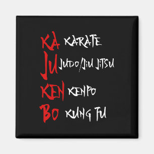 Great Kajukenbo Fighting Karate Judo Kenpo Kung Fu Magnet