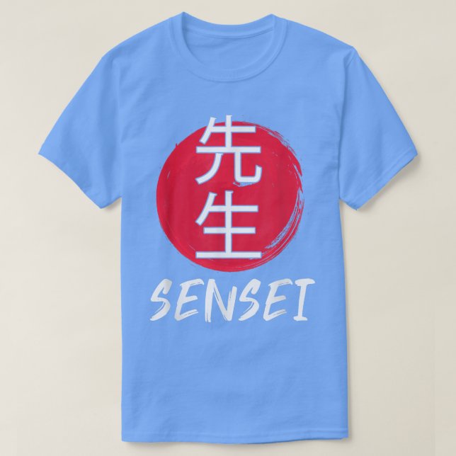 Great Karate Sensei Outfit Japanese Fighting Desig T-Shirt (Design vorne)