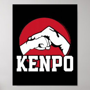 Great Kenpo Karate Fist Design japanische Martial  Poster