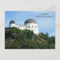 Great LA Griffith Observatory Postcard!