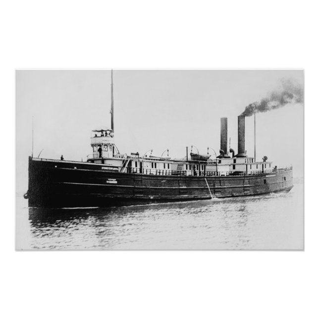Great Lakes Damamer Sydney C. McLouth Vintag Fotodruck (Vorne)