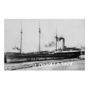 Great Lakes-Dampfer James P. Donaldson Fotodruck