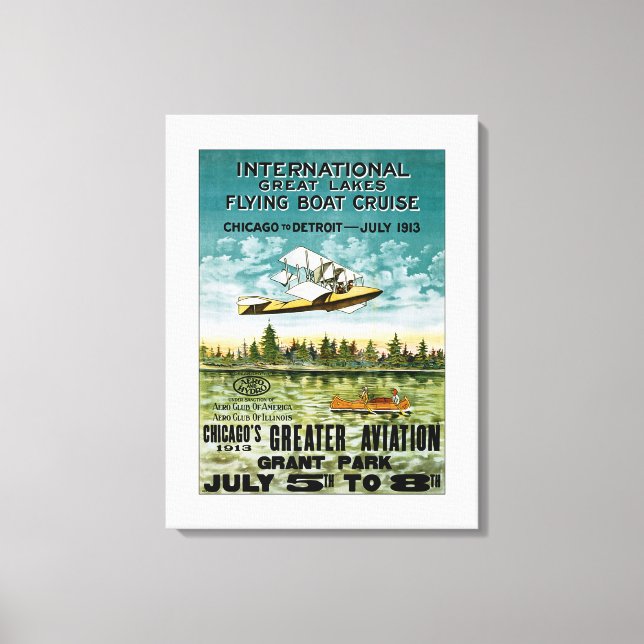 Great Lakes Flying Boat - L Leinwanddruck (Vorderseite)