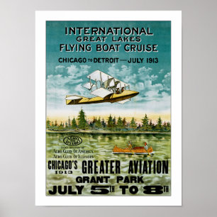 Great Lakes Flying Boat Poster