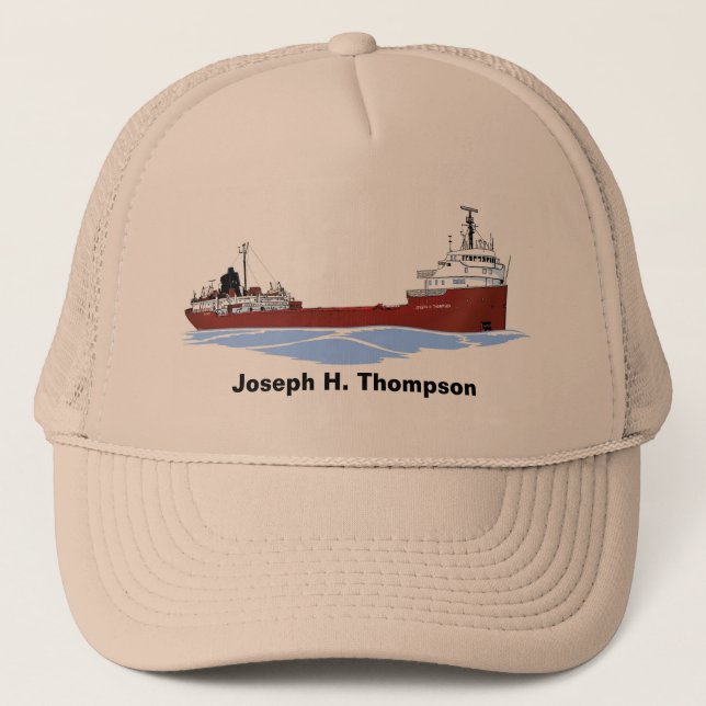 Great Lakes Freighter Joseph H. Thompson Truckerkappe (Vorderseite)