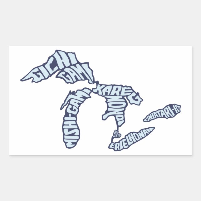 Great Lakes - Indigene - Michigan Stickers (Vorderseite)