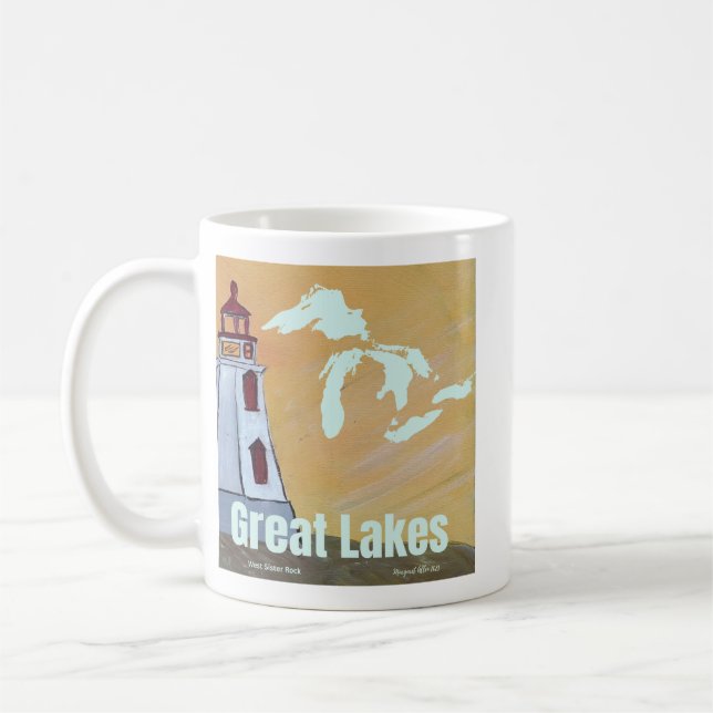 Great Lakes Leuchtturm Kaffeetasse (Links)