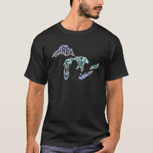 Great Lakes Michigan Erie Huron Superior Ontario T-Shirt